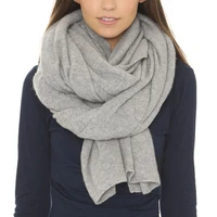 100%cashmere plain knit winter autumn women scarfs shawl pashmina for unisex neutral color all matching 60x170cm