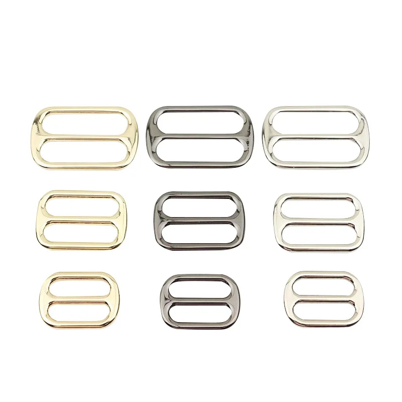 30pcs 25/31/38mm High Quality Metal Slider Buckles DIY Bags Strap Bar Adjust Buckle Dog Collar Belt Sewing Hardware Accessories