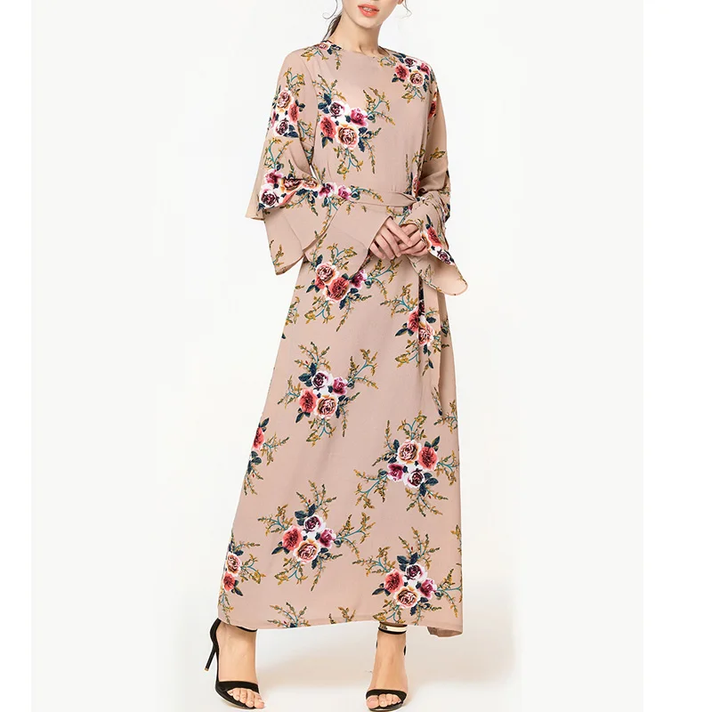 Женское шифоновое платье макси в стиле бохо длинное пляжное большого размера 5XL