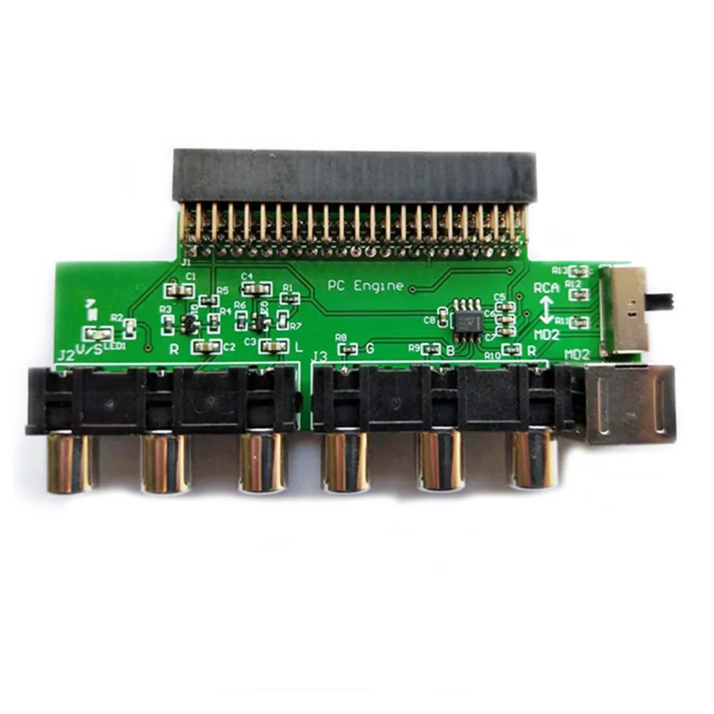 Усилитель видеосигнала карты RGBS аудиовыход сигнала консоль двигателя ПК NEC PCE для