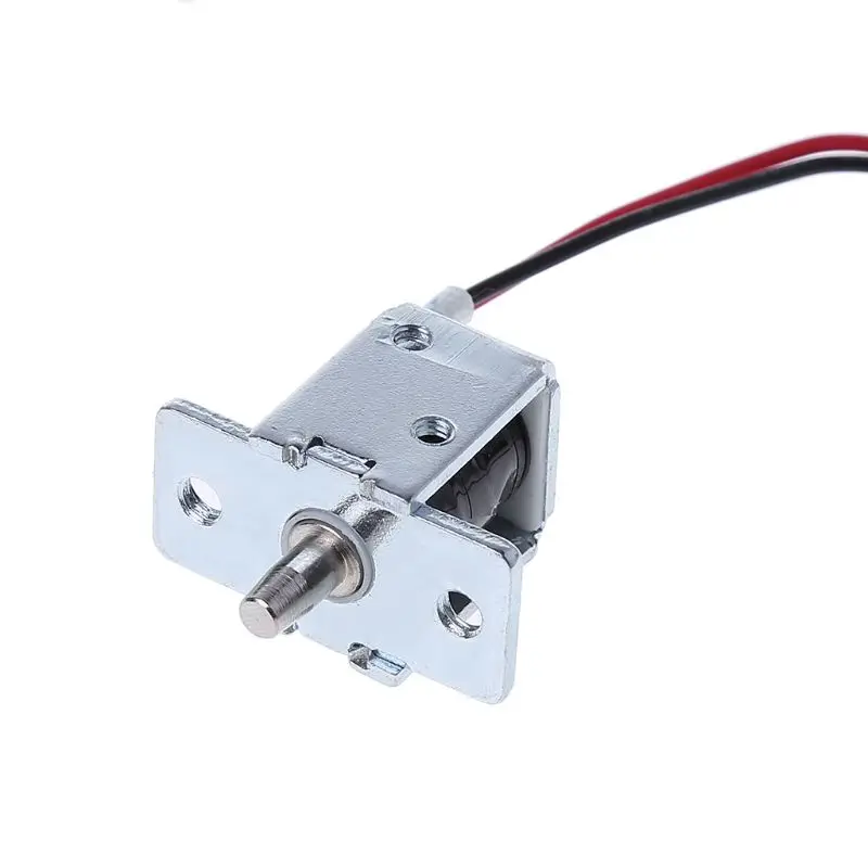 DC 12V 0.5A мини электрический магнитный шкаф болт Push-Pull замок в сборе соленоидный