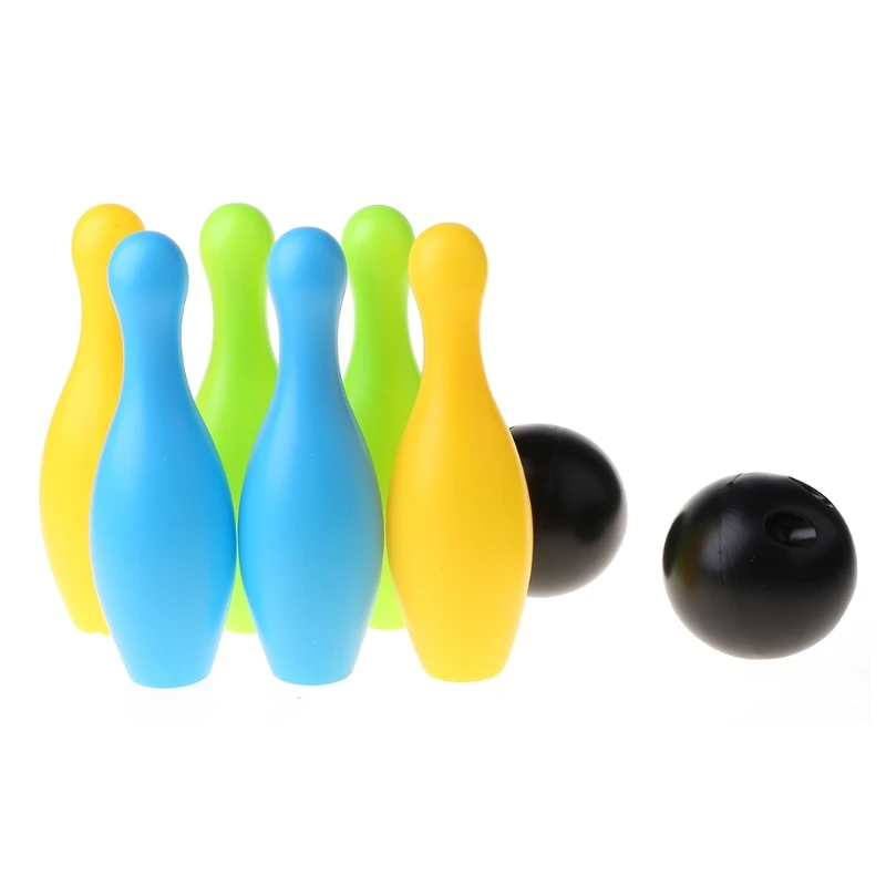Маленький пластиковый шарик для боулинга набор шаров веселые домашние Семейные