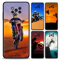 Phone Case for Xiaomi Pocophone Poco NFC Pro Pro Soft Cover Back Shell Moto Cross Motorcycle Sports