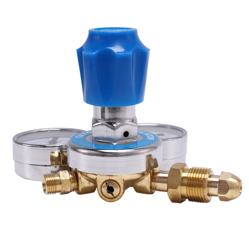 

Argon Oxygen/Acetylene Regulator Reducer Mig Flow Meter Pressure Gas Solid Brass Welding Fit Gas Torch Cutting