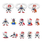 Bandai кольца анимация SDEX Hello Kitty женское кольцо, белое кольцо из смолы, акриловые кольца, Мультяшные аксессуары, Кольца, украшения FZS188