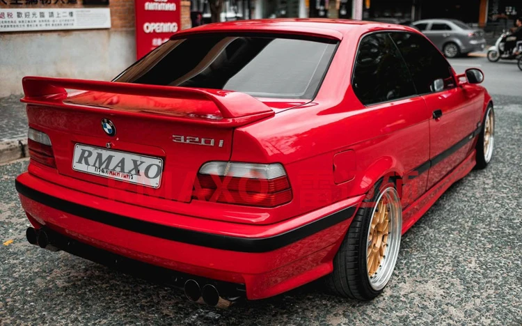 Спойлер для E36 2006-2018 BMW спойлер из АБС-пластика 3D цветной задний крыла автомобиля |