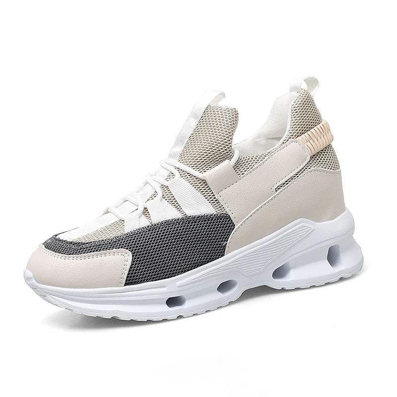 Новинка 2019 года модные кроссовки визуально увеличивающие рост Женская Весенняя