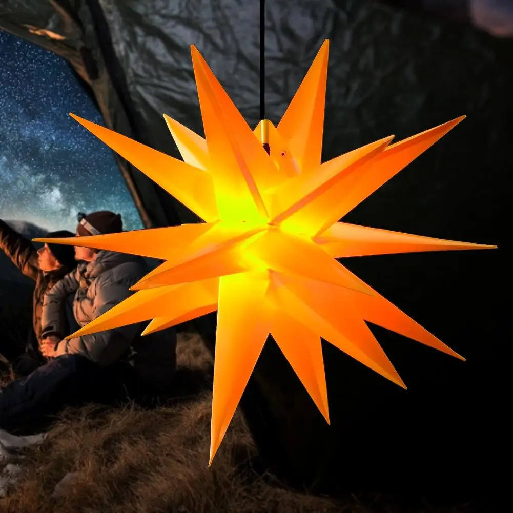 Взрыва звезда светильник Tri-подвесная люстра цвета 18-point Star абажур без источник