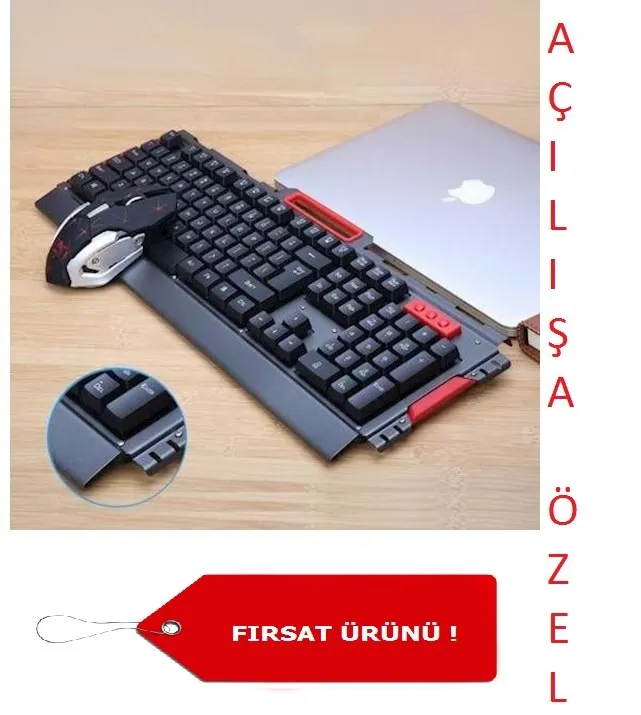 Игровой проводной плеер набор клавиатура + мышь с механическим ощущением |