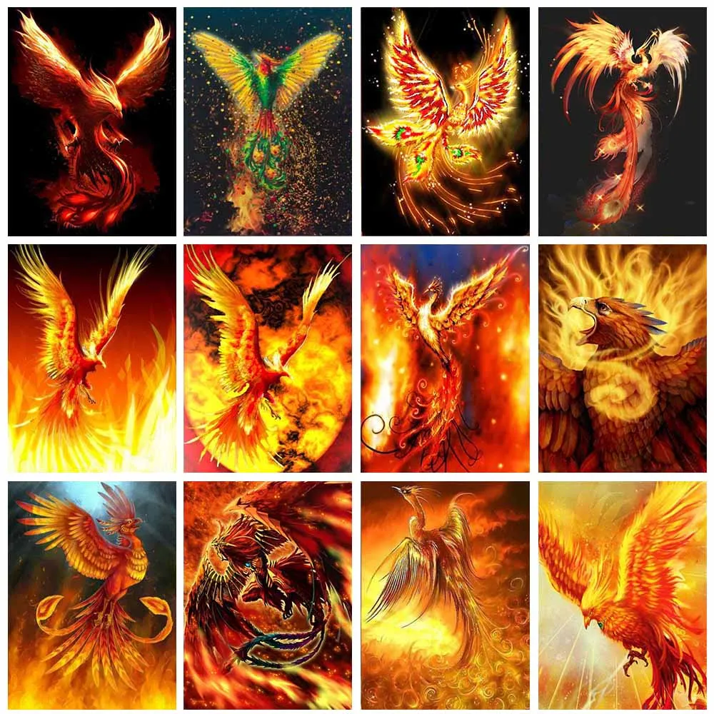 

5D DIY Animal Diamond Painting Cross Stitch Full Square Round Drill Embroidery Colorful Handmade Home Room Wall Decor Craft