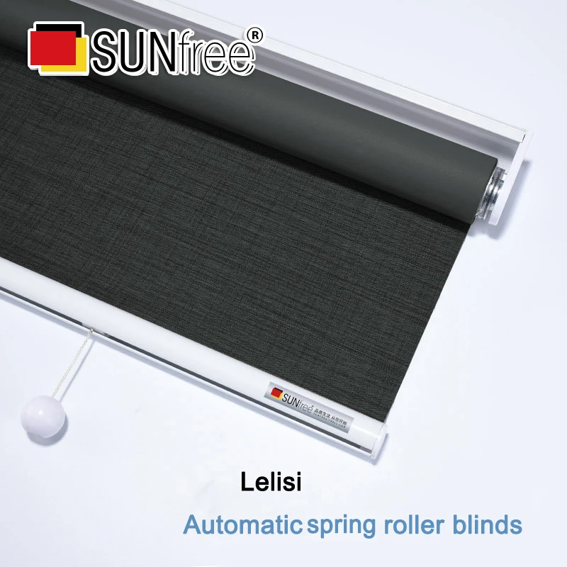 SUNFREE высококачественные светонепроницаемые роликовые жалюзи Lelisi тканевые