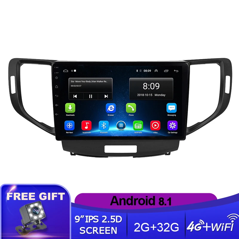 2.5D 9 ''IPS автомобильное радио Android 8 1 авто стерео Мультимедиа для Ford S Max 2007 2008 GPS