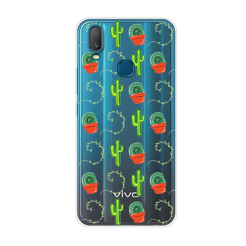 19 ДЛЯ Vivo Y11 чехол 6,35 ''тонкий мягкий силиконовый чехол s для Vivo Y11 Прозрачный чехол для VivoY11 Y 11 - Цвет: 19