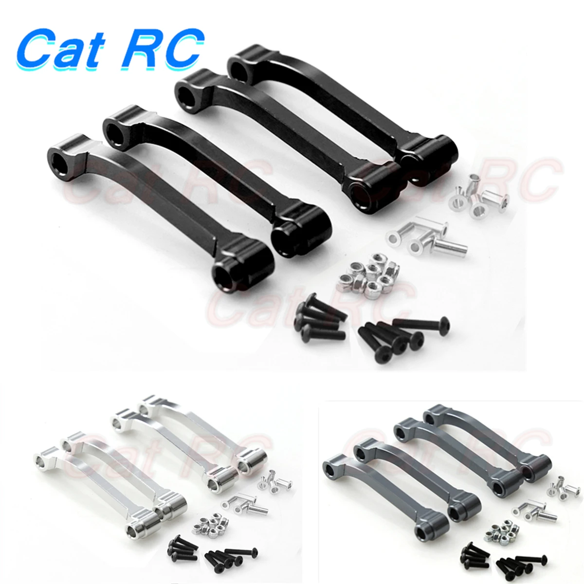 Two pairs 1/14 Truck Aluminum Radius Arm For Rc Model Car Tamiya Tractor KING KNIGHT 56301 56304 56309 56314 catRC - купить по