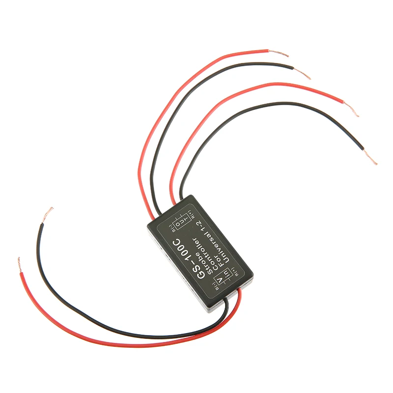 

New Arrival 1pc Universal GS-100C LED Brake Stop Light Strobe Controller Flasher Module for Car LED Lamp 12V