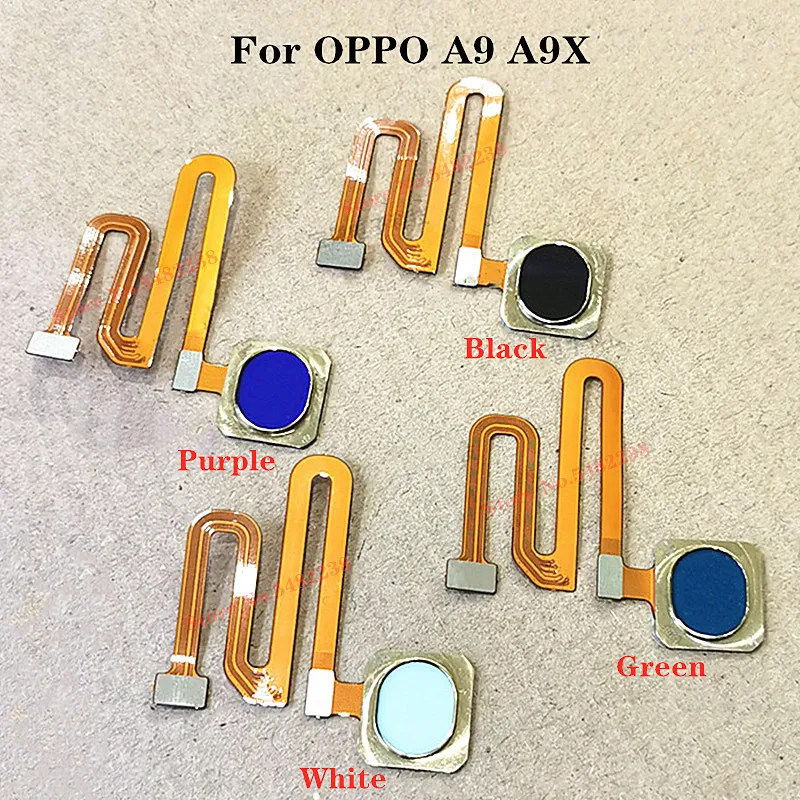 

Original Fingerprint sensor scanner For OPPO A9 A9X Home buttons Fingerprint sensor Touch ID Flex cable Replacement Parts