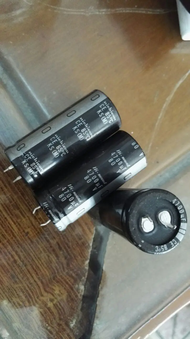 4 шт/10 шт Nichicon HI-звук KS 80V4700UF 4700 мкФ/80V электролитические конденсаторы Бесплатная
