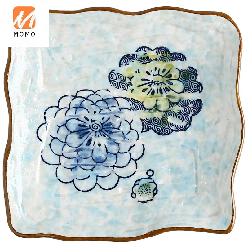 

Creative Ceramic Plate Special-Shaped Plate Plate Irregular Plate Snack Dish Bowl Dish Fruit Plate