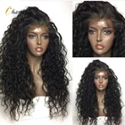 Парик Харизма из синтетического кружева спереди, афро кудрявые вьющиеся парики для женщин, 13X4 кружевные передние парики на сетке для черных женщин, термостойкие волосы