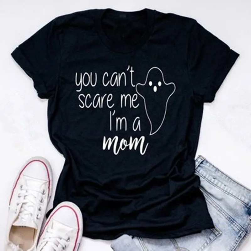 You Cant't Scare Me I'm A Teacher Nurse Mom футболка для учителя на Хэллоуин Женская забавные