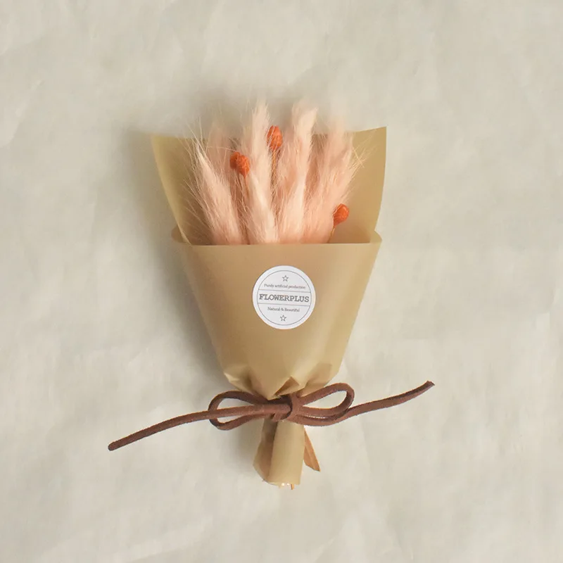 Миниатюрный смешанный букет сухих цветов настоящие сушеные цветы Подарочная