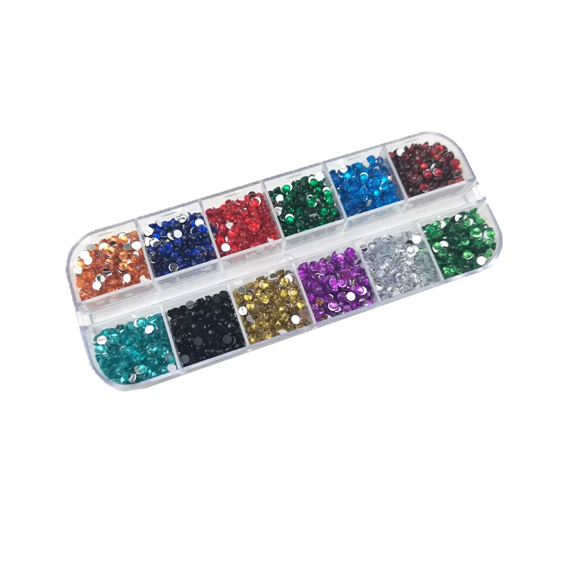 

Super Glitter Colorful Crystals Rhinestones Set Flatback Nail Art Fancy Rhinestone Decorations Design