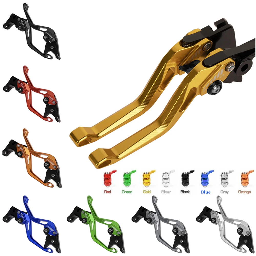 

For 990 SMT RC 125 200 390 690 ENDURO SMC 990 1090 Adventure 1290 RC8 950 5D Short Black Clutch Brake Levers Adjustable CNC