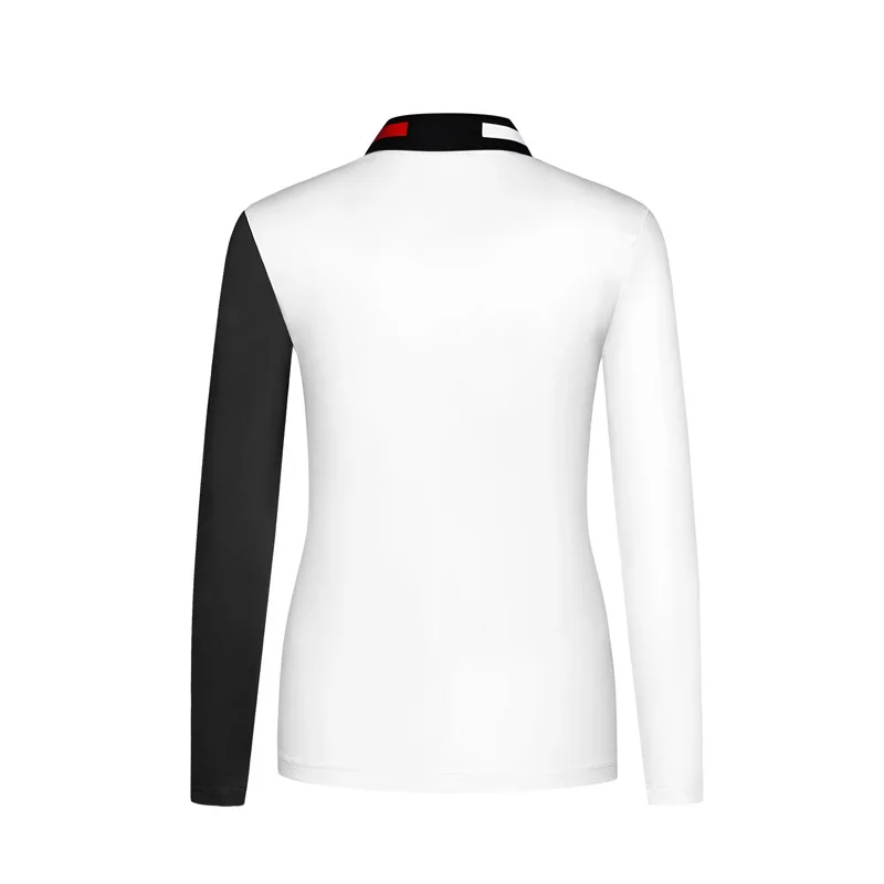 

Women Golf Wear Long Sleeves Quick Dry Running Tight Shirts Customized Lady Sports Shirts Golf Shirts
