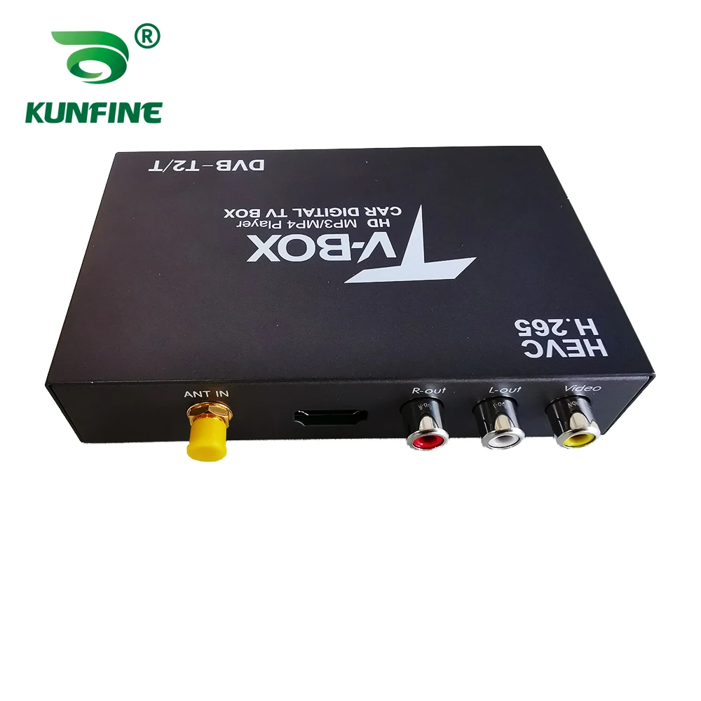 Автомобильный ТВ сигнальная коробка DVB-T авто мобильный телефон цифровой DVB-T2 HEVC