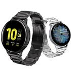 Браслет из нержавеющей стали для Samsung Galaxy watch Active 246 мм42 мм ремешок Gear S3 Frontier band Huawei watch GT 2 браслет Active2