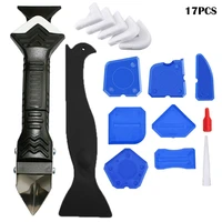 caulking tool silicone sealant finishing grout tools kit 12 pieces caulk skirting boards base boards replaceable pads