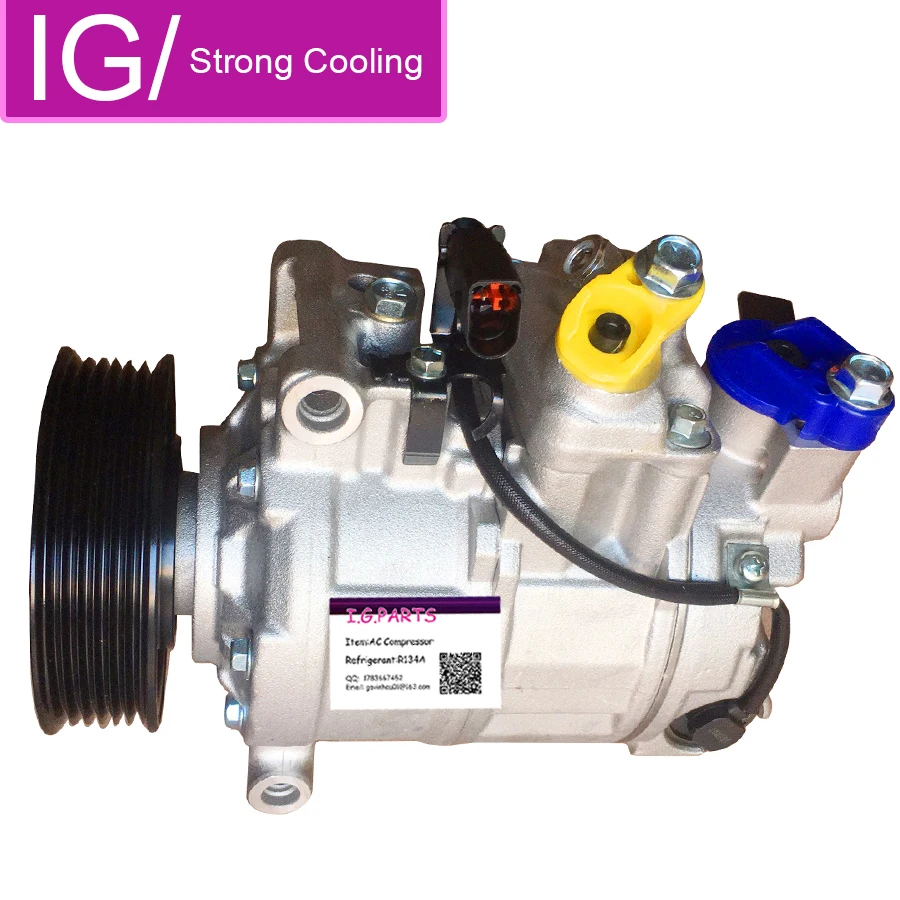

6SEU14C AUTO AC COMPRESSOR FOR AUDI A6 3.0 4F0260805H 4F0260805AF 4F0260805I 4f0260805q FOR AUDI AIR CONDITIONER COMPRESSOR