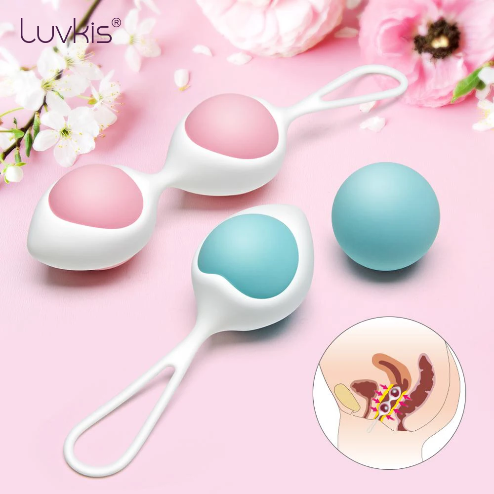 Шарики Кегеля Luvkis вагинальные подтяжки помпиора для упражнений Вагина Бен Ва