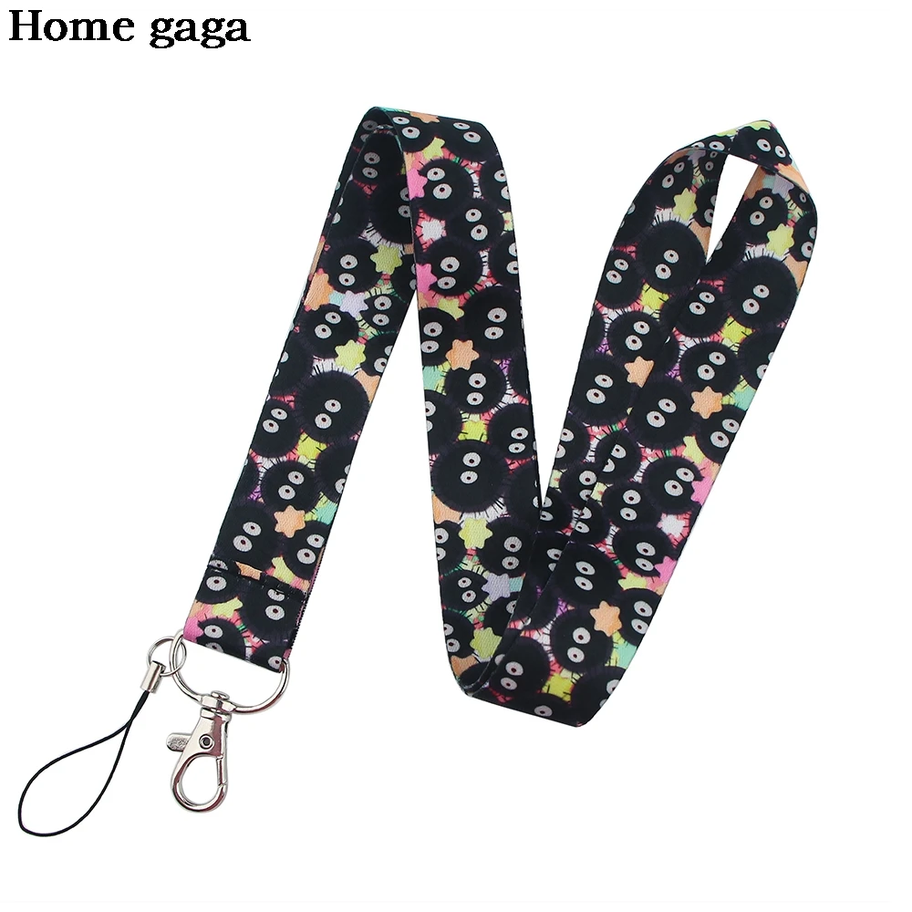 

DB442 Homegaga Anime Figure Cute Keychain Lanyards ID Badge Holder ID Card Passport Cell Phone USB Badge Holder