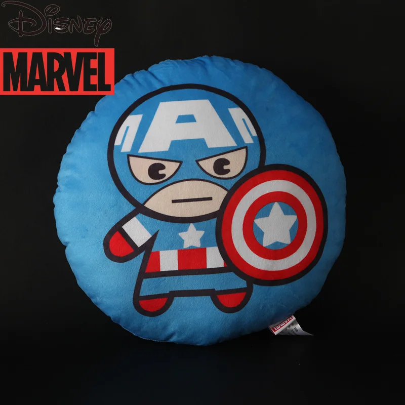 

Disney Marvel Avengers Round Anime Sofa Pillow Car Sleeping Cushion Cushion Making Funny and Cute