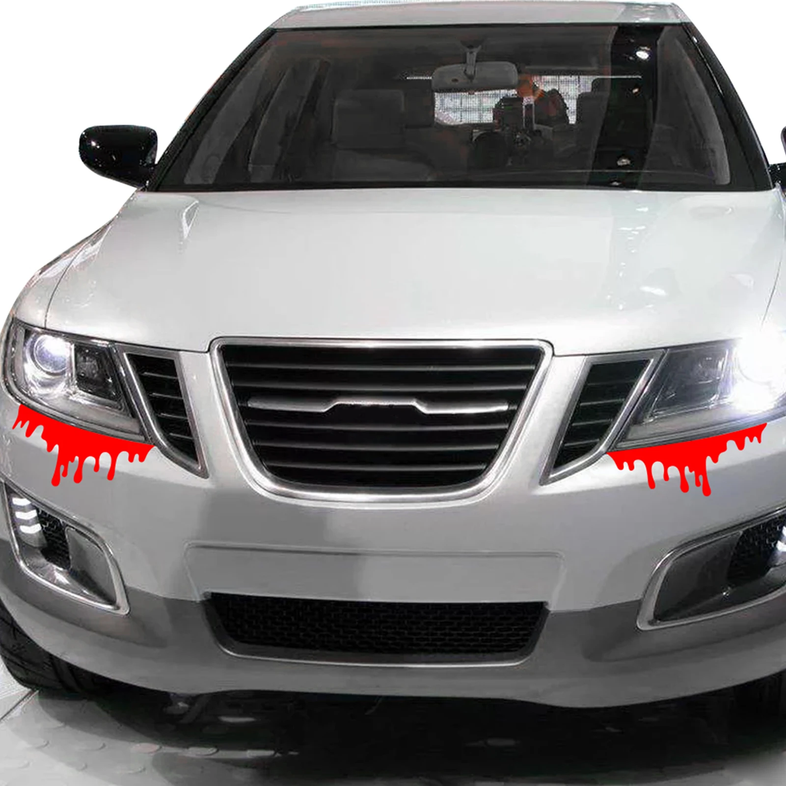 Автомобильные красные наклейки с кровью автомобильные на Хэллоуин Стильные