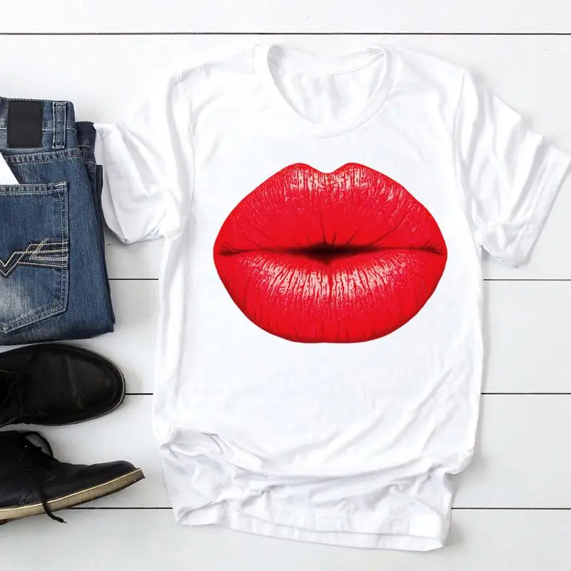 

Women Short Sleeve Travel Camper New 90s Fashion Cartoon Summer Lady Print Tee Graphic T Top Female Tshirts Clothes T-Shirt