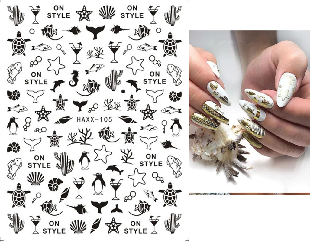 

Модный стикер для ногтей, наклейки для ногтей