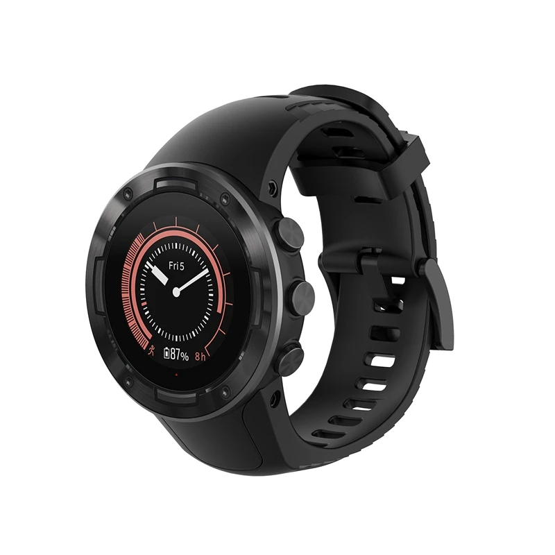 Силиконовый браслет ремешок для часов Suunto 5 фитнес-часы уличные спортивные