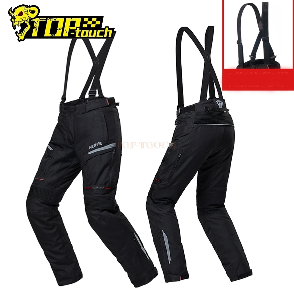 

NERVE Motorcycle Pants Anti-Fall Motocross Pants Waterproof Moto Jeans Riding Jeans Wearable Motorcycle Jeans Removable Strap