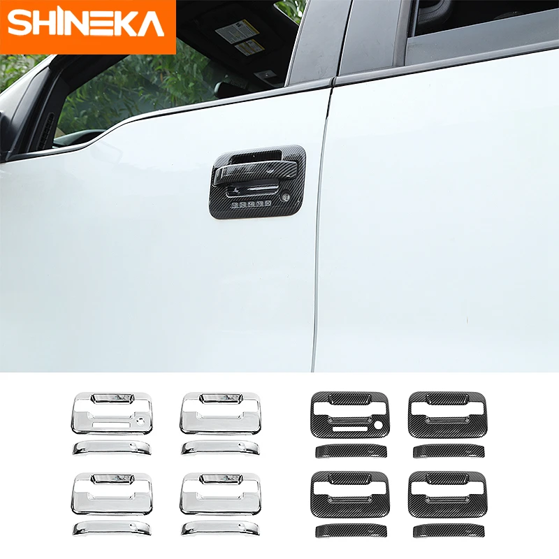 SHINEKA автомобильные наклейки для Ford F150 Наружная ручка двери автомобиля
