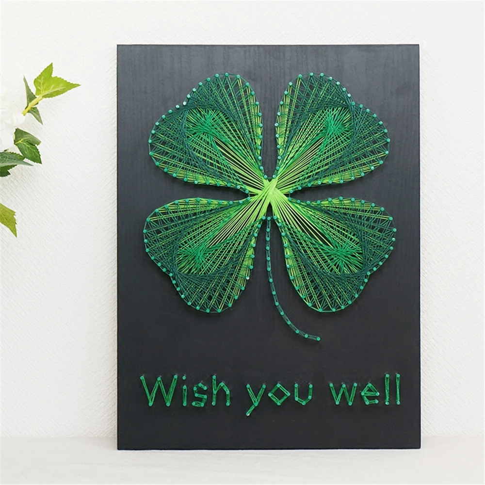 Клевер струны искусство 3d Свадебные украшения ручной работы подарки Diy Набор