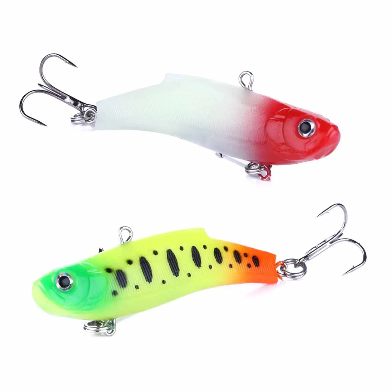

1pcs VIB Ice Fishing Lure Soft Lead Bait Pesca 7cm 17g Isca Artificial Bait Sinking Wobbler Winter Fishing Tackle 10 colors