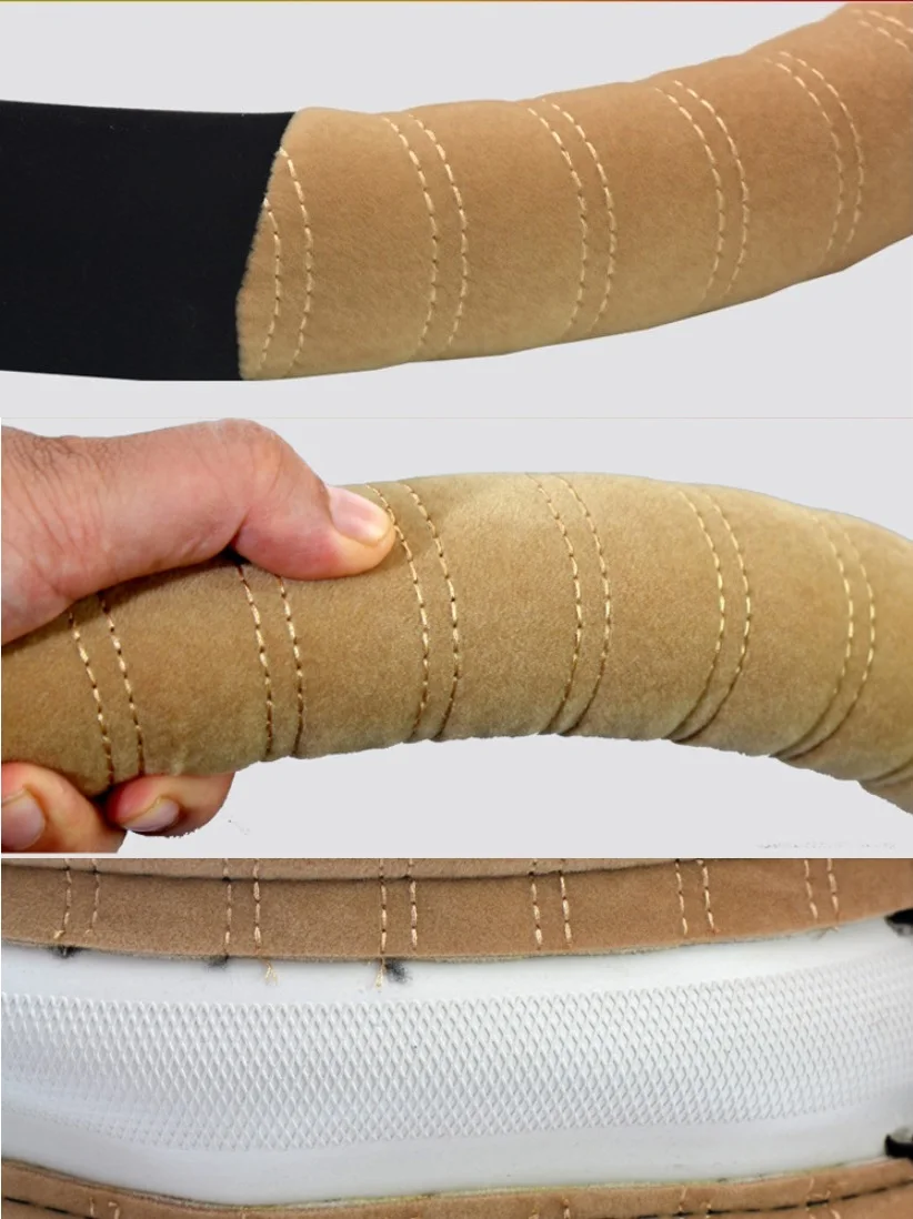 2019 авто чехол на руль зимний плюшевый бамбуковый теплый и нескользящий