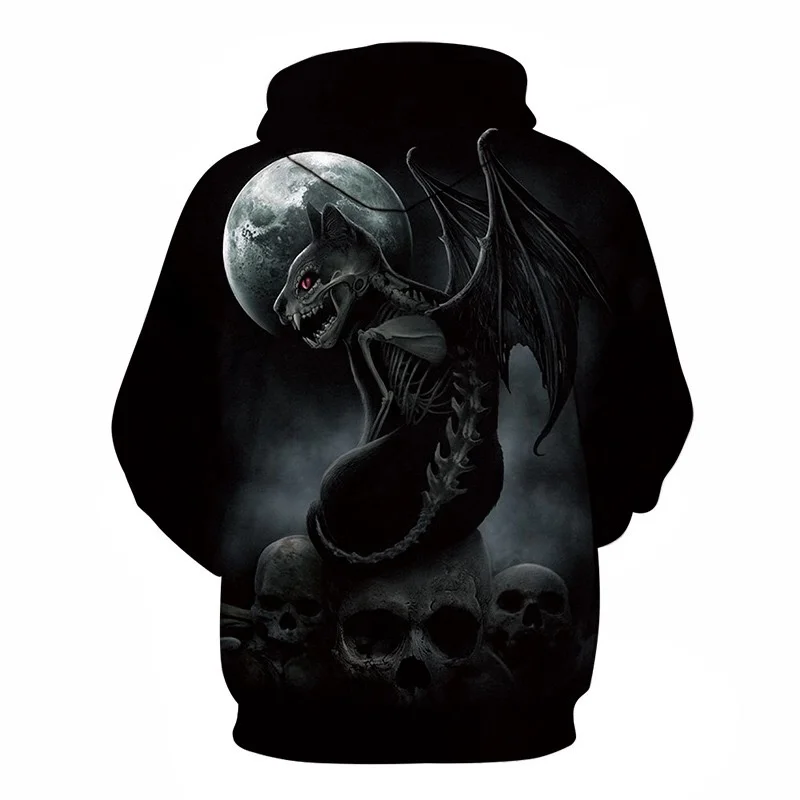 New Hot Fashion 3D HD Printing Skull Autumn Hoodies Series Men / Women Autumn And Winter Sweatshirt Hip hop Hoodies S-6XL