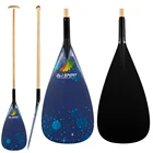 Весло ZJ SPORT, модель Аутригер каноэ OC, с лезвием из углеродной графики и деревянным прямым валом ручной работы