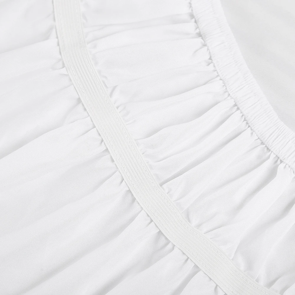 Постельная юбка с бахромой эластичная рубашка помпоном без отделки кровати