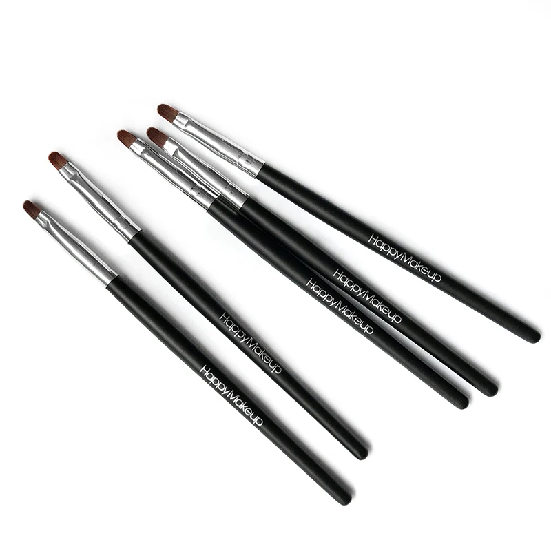 1/2/3/5pcs Soft Synthetic Cosmetic Brush Lipstick Lip Gloss Makeup Tool For Lips Beauty Tools | Красота и здоровье
