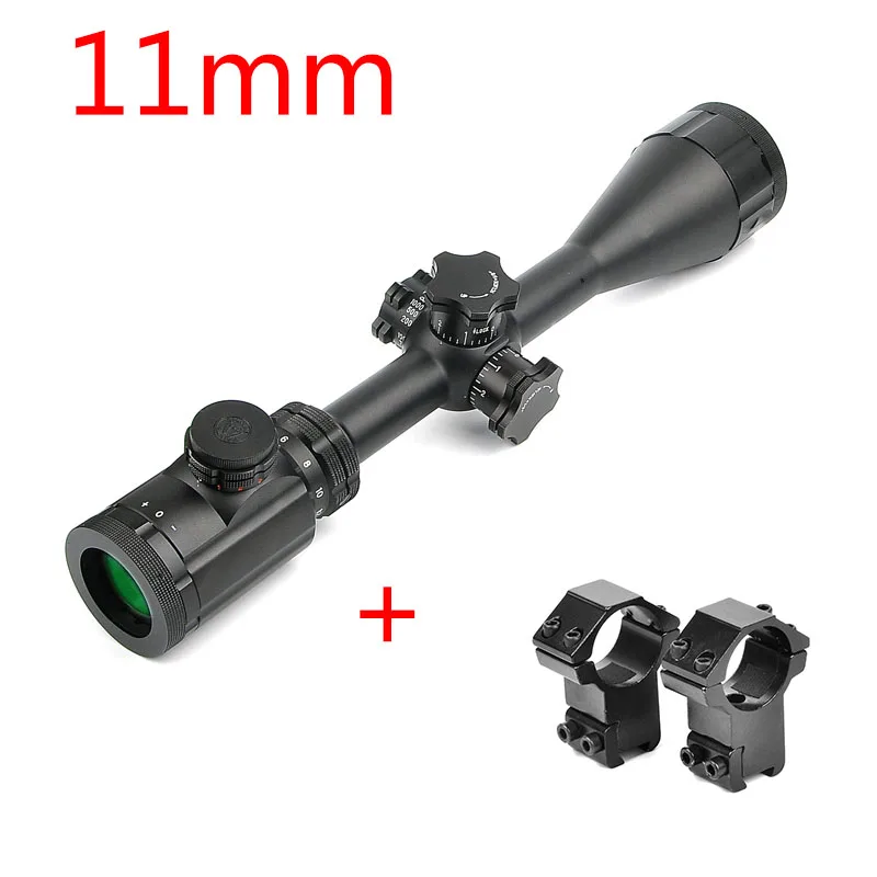 11mm BSA STS 6-24X44 IR охотничий винтовочный оптический прицел с боковым большим колесом Parallax травленый Mil точка сетка башенки замок прицел Снайпер - Цвет: 11mm