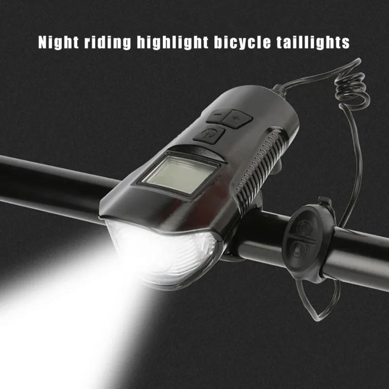 

Bike Light USB Rechargeable LED Light With Speaker Code Sheet Ultralight Flashlight Bicycle Light Lamp Cycling Accessories